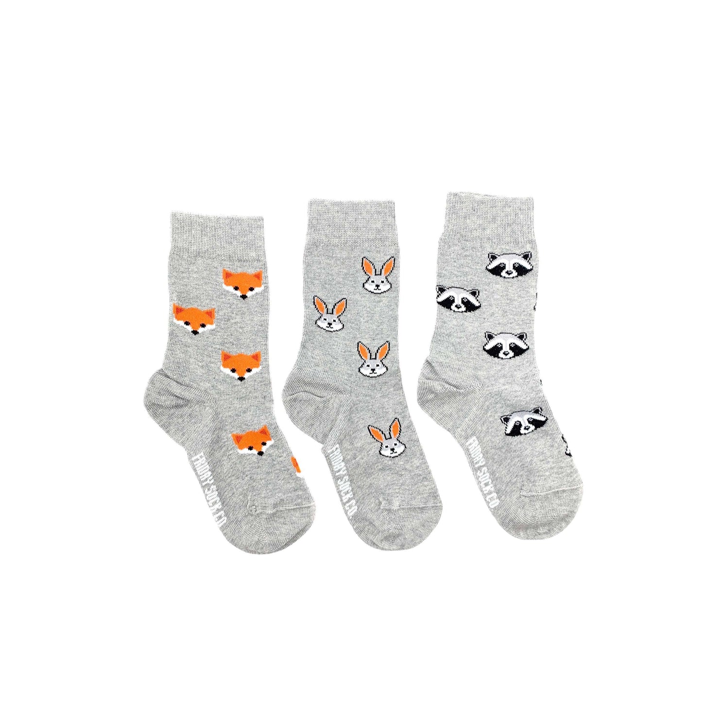 Kid’s Socks | Fox, Rabbit and Racoon | Ethically Made