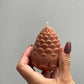Pinecone candle, Christmas decor, soy wax candle, Christmas