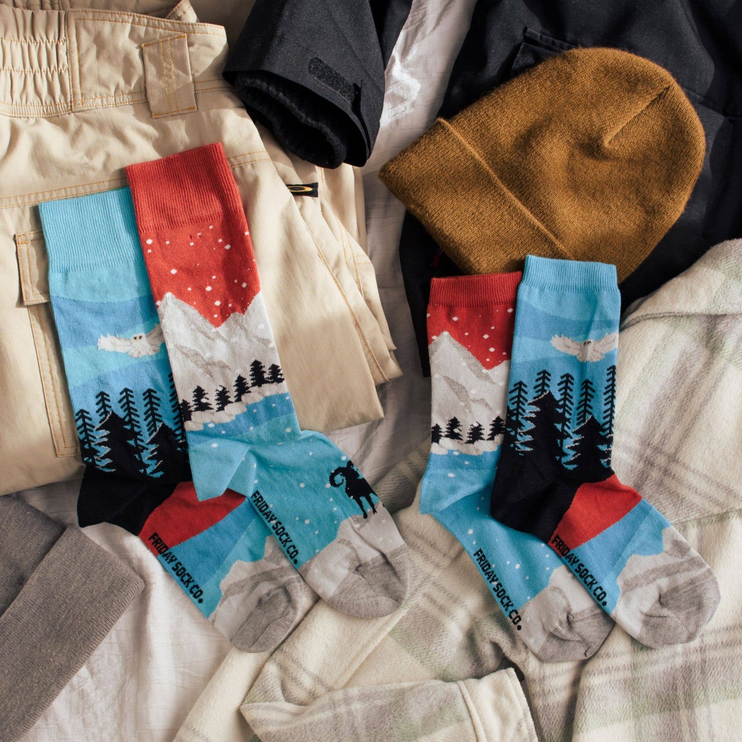 Men's Socks | Canadian Landscape | Rockies | Mismatched