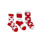 Kid’s Socks | Red & Grey Maple Leaf | Mismatched | Canada