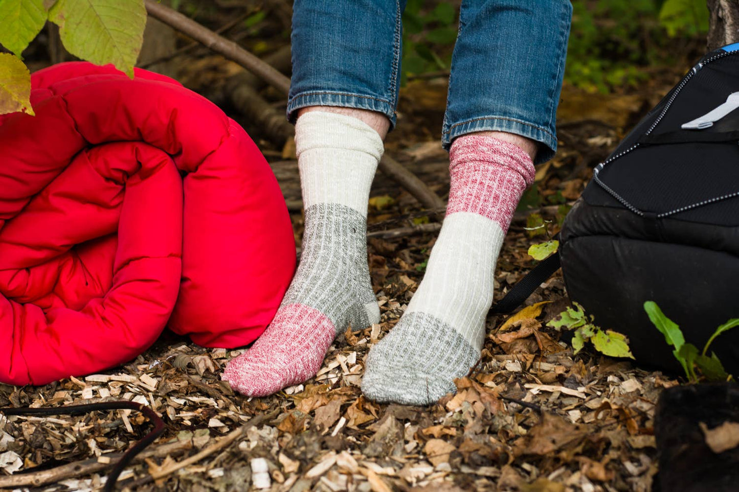Women's Camp Socks | Winterberry | Mismatched Socks