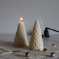 Christmas tree candle, soy wax, Christmas decoration