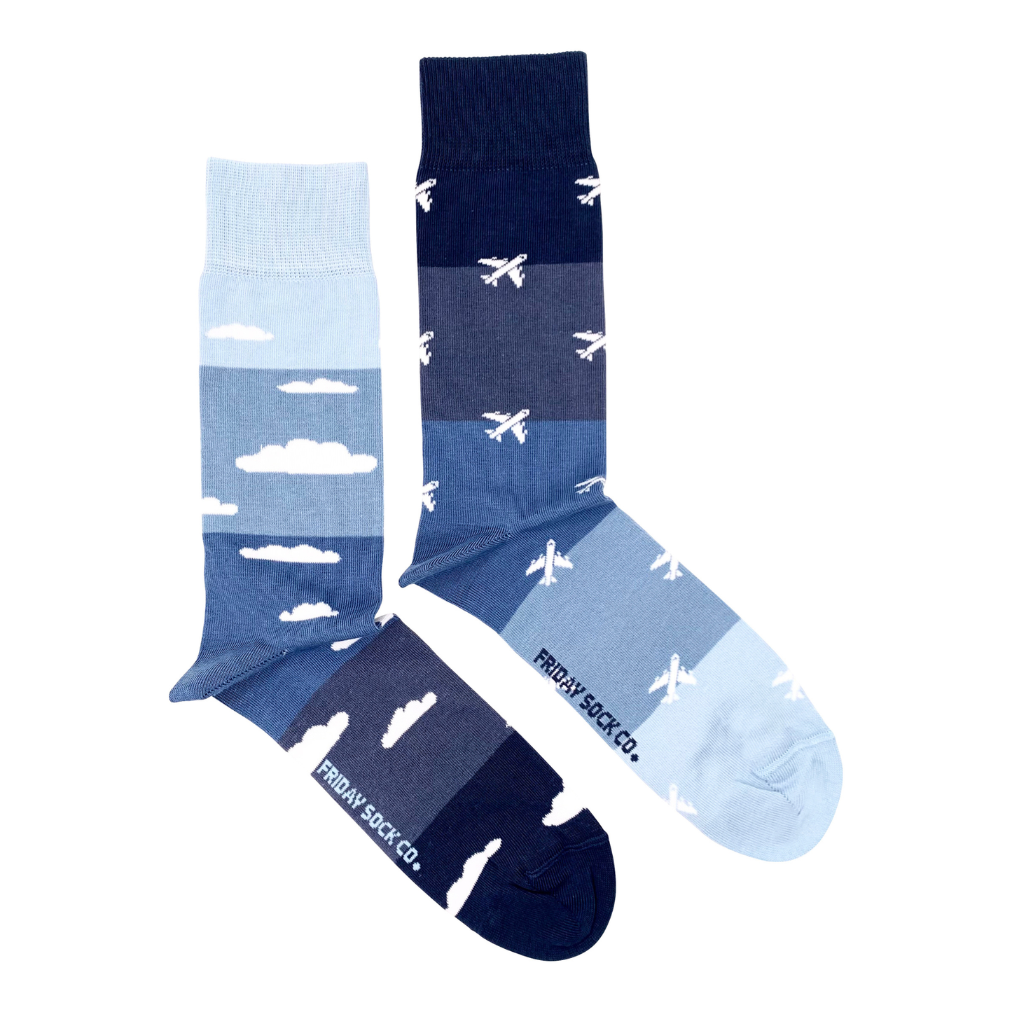 Men’s Socks | Planes & Clouds | Travel | Ethically Made
