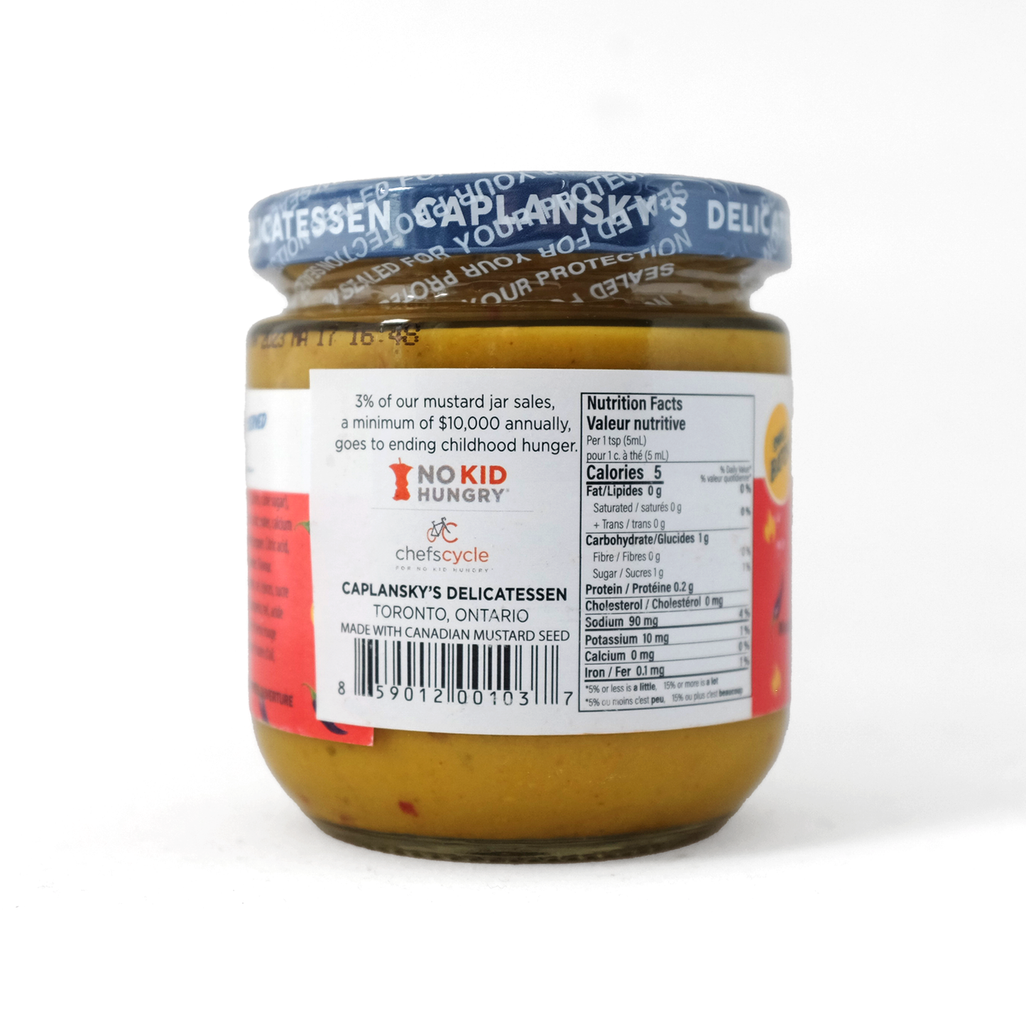 Caplansky's Deli Spicy Mustard 235 ml - 8 oz. jar