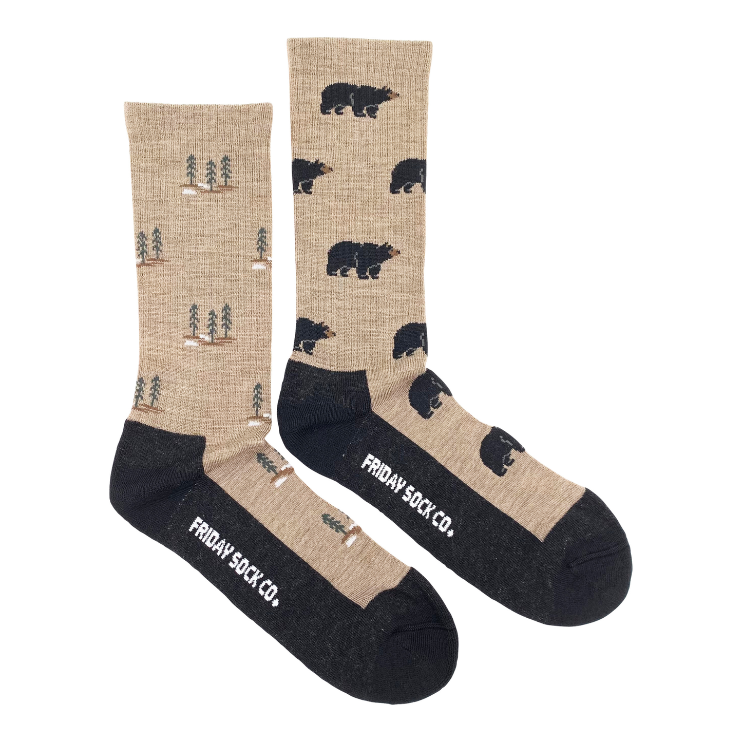 Merino Wool Socks | Bear & Tree | Men's Mismatched Socks
