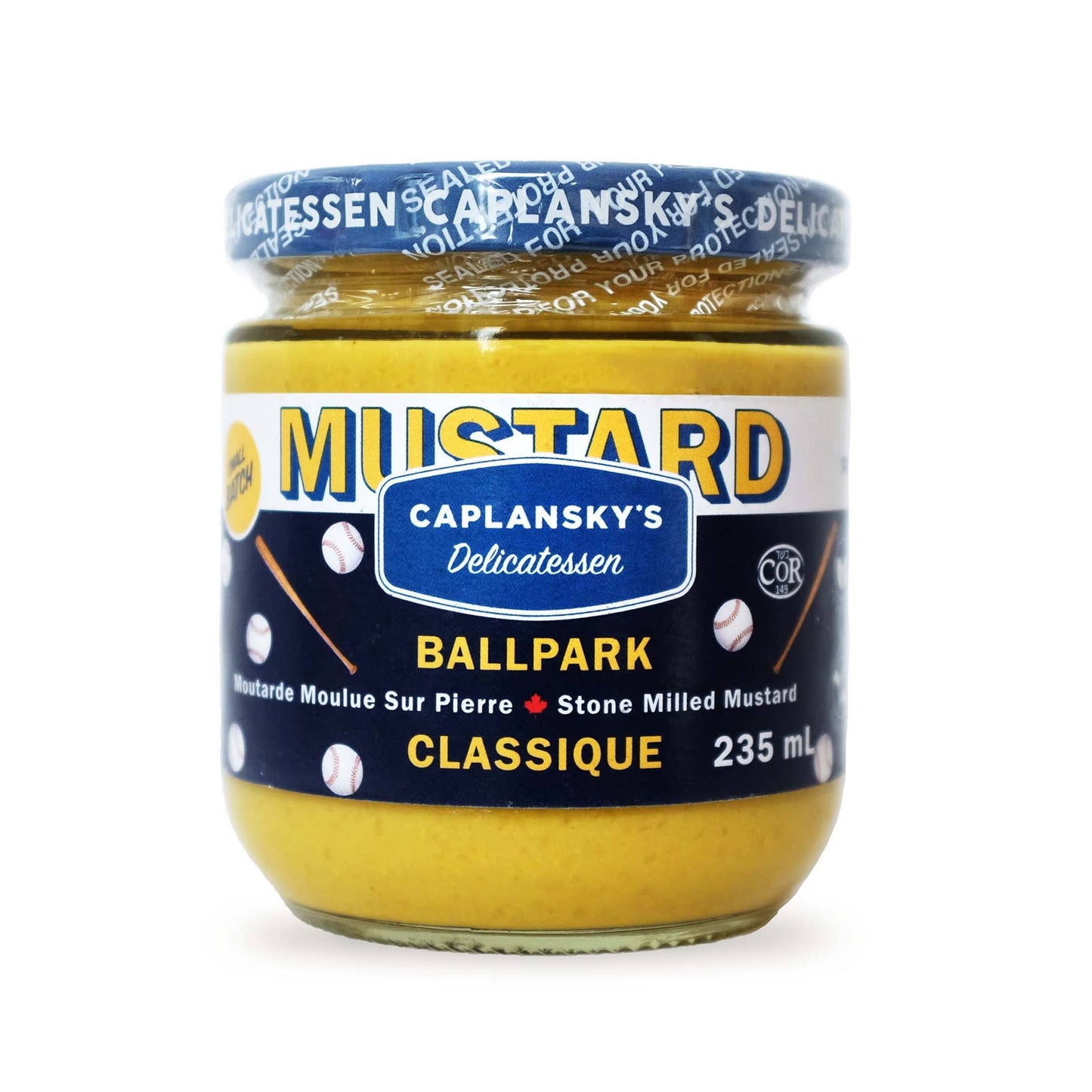 Caplansky's Deli Ballpark Mustard 235 ml - 8 oz. jar