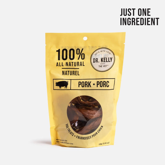 100% Pork All Natural Dog Treats