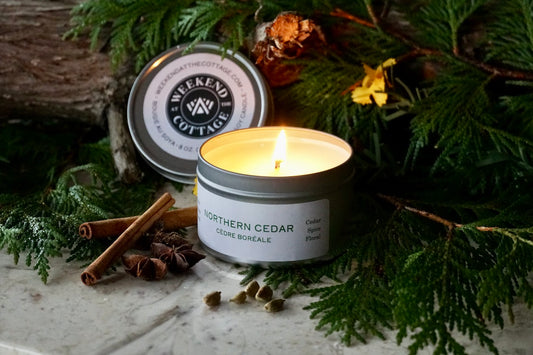 NORTHERN CEDAR SCENTED CANDLE
