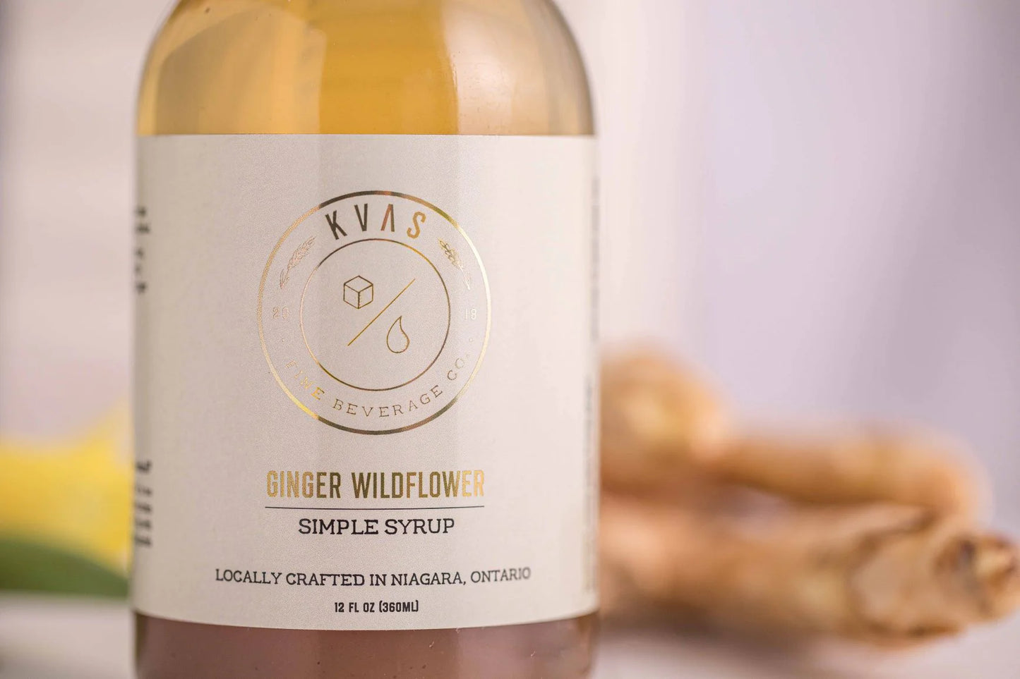 Ginger Wildflower Simple Syrup
