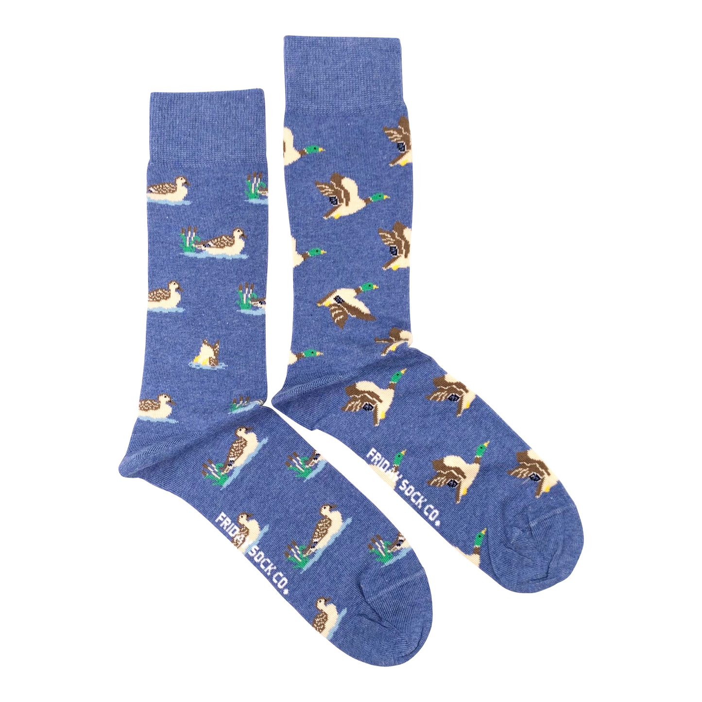 Men’s Socks | Mallard Ducks | Pond | Fun Socks | Canadian