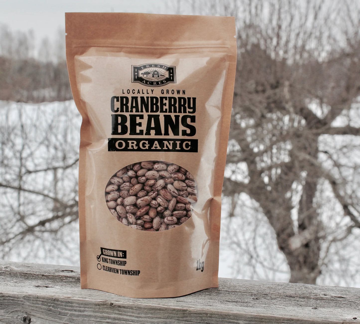 Certified Organic Cranberry Beans